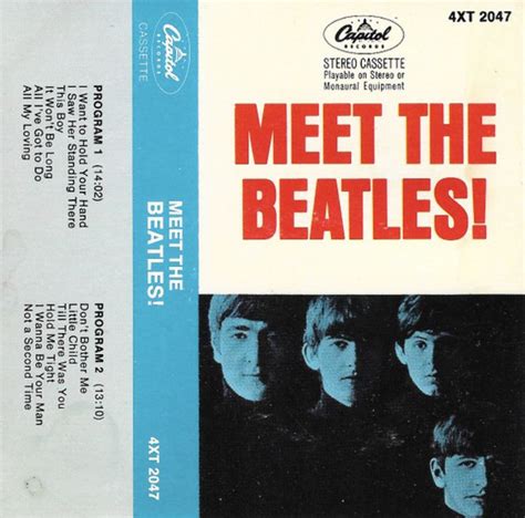 The Beatles•Meet The Beatles! Cassette in 2023 | The beatles, Beatles records, Cool album covers