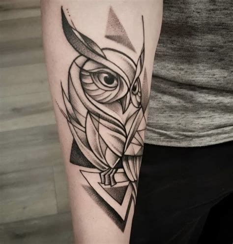 101 Best Geometric Owl Tattoo Designs You Must See!