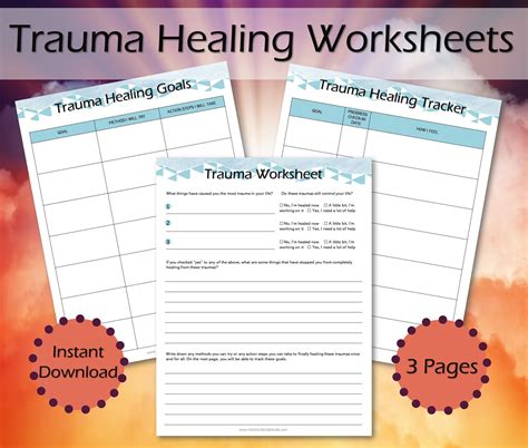 Free Printable Ptsd Worksheets