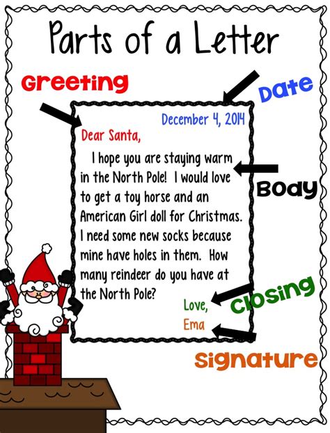 Learn how to write a friendly letter with Santa Letters! - JD's Rockin ...