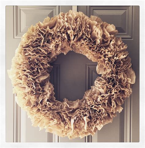 Winter White Coffee Filter Wreath (Decked out for Valentine’s Day!)