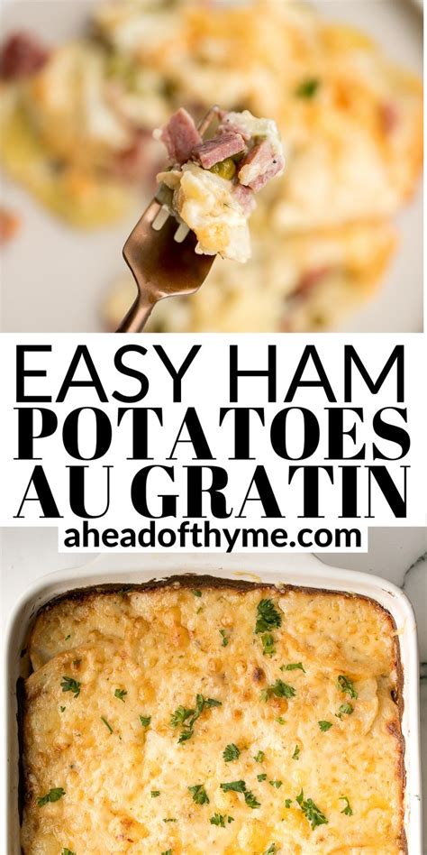 Ham and Potatoes au Gratin | Recipe | Au gratin, Potatoes au gratin, Filling recipes