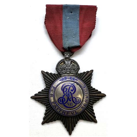 Imperial Service Medal Early Star EDVII – Liverpool Medals