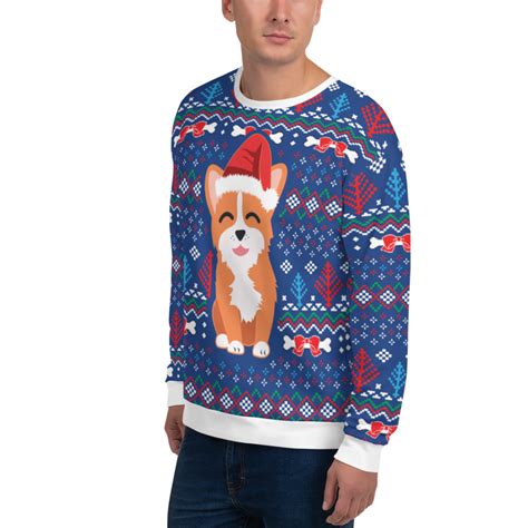 Santa Corgi - Unisex Ugly Christmas Sweater for Sale – httpkoopa