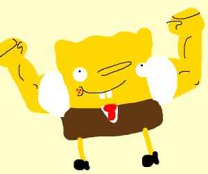 Buff Spongebob - Drawception