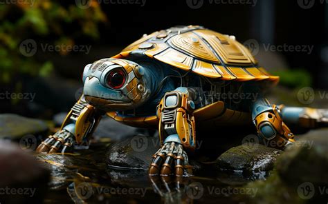 robot turtle futuristic. 26361232 Stock Photo at Vecteezy