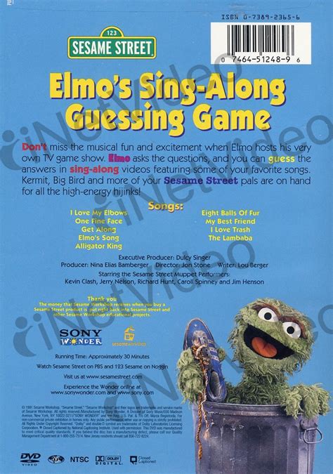 Elmo's Sing-Along Guessing Game - (Sesame Street)