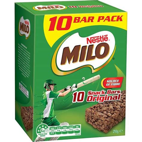 Buy Nestle Milo Bars Original 10 Pack Online | Worldwide Delivery ...