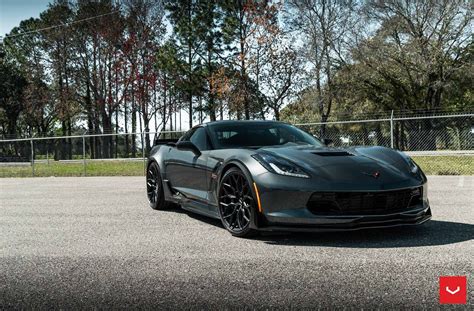 Chevrolet Corvette C7 Grand Sport Grey Vossen HF-2 Wheel | Wheel Front