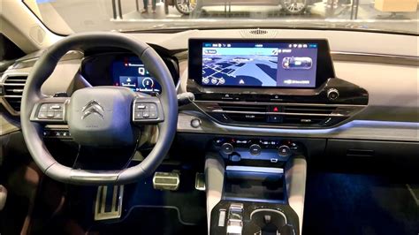 Citroen C5 X 2022 - new infotainment system TOUR & AMBIENT lights - YouTube