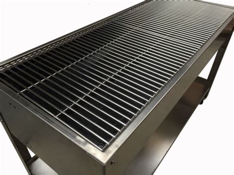 Large Stainless Steel Charcoal Catering Commercial BBQ 6mm Grills for ...