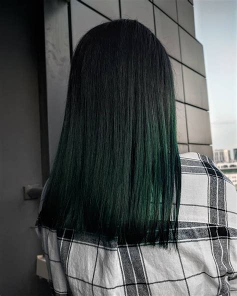 Dark Green Hair Color