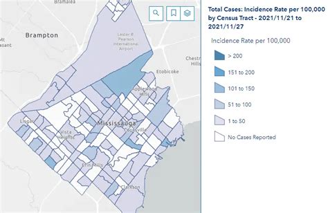 Here's where Mississauga and Brampton's COVID-19 hotspots are this week ...