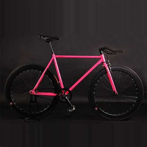 Fixed Gear Bike Fixie Bike 52cm Frame DIY Muscular Frame Cycling Road - E Smart Way