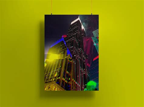 Empire State Building in Shades of Color on Behance