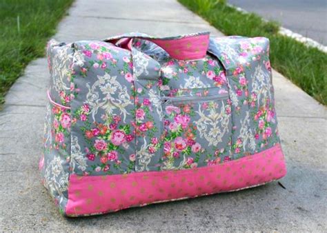 Duffle Bag Sewing Pattern Free Pattern Overnight Duffel Bag Sewing ...