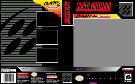 Idea - Generalized "one template fits all" box art image for NES, SNES ...