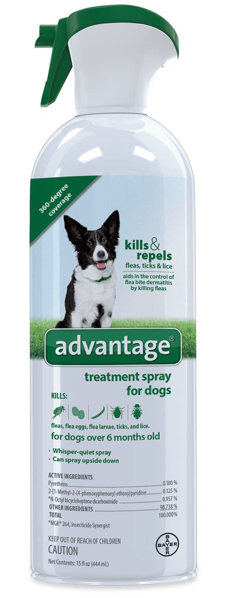 Advantage Flea and Tick Treatment Spray for Dogs, 15 oz. - Walmart.com