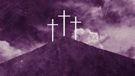 Three White Crosses On Hill Easter Worship Stock Motion Graphics SBV-305774293 - Storyblocks