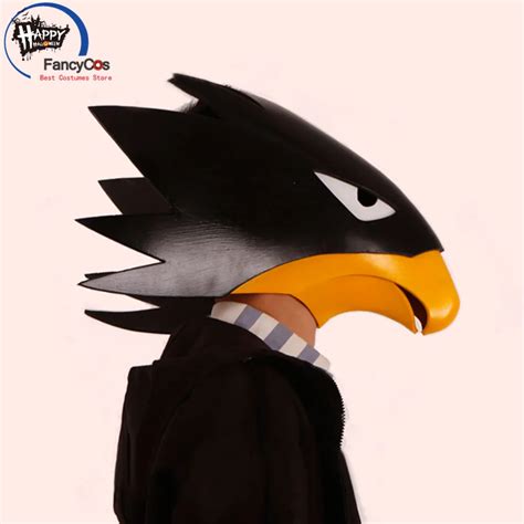 My Hero Academia Tokoyami Fumikage Mask Cosplay Costume Helmet EVA ...