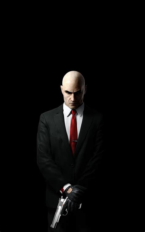 HD wallpaper: Hitman digital wallpaper, man wearing black suit and red necktie | Wallpaper Flare