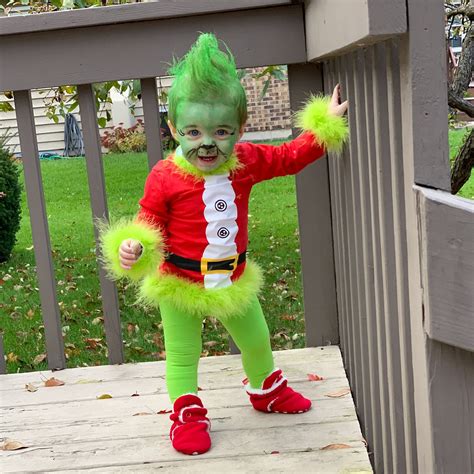 The grinch baby costume 💚 #halloween #halloweencostume #thegrinch | Cute baby halloween costumes ...