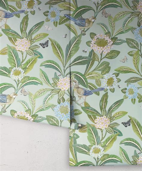 Sunny Garden Wallpaper • Beautiful Floral Design • Milton & King