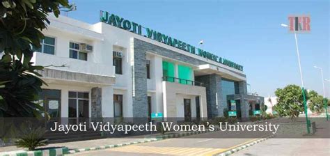 Jayoti Vidyapeeth Women’s University: Empowering Women and Developing Community