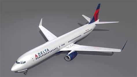 Delta Airlines Airplane Model - TurboSquid 1470036