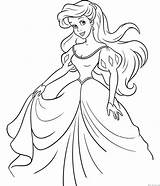 Princess Ariel Little Mermaid Coloring Page Pages sketch template