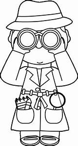 Printable Spy Detective Coloring Page 2 Coolest Free Printables  VBS sketch template