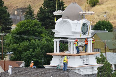 Morrow County Courthouse Clock Tower Restoration Complete - Restore Oregon