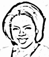 Oprah Winfrey Coloring Page Coloring Pages sketch template