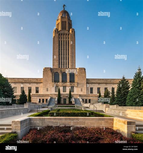 Nebraska State Capitol in Lincoln Stock Photo - Alamy