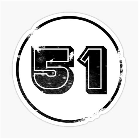 "Vintage Classic Retro 51 Car Racing Number" Sticker for Sale by KevBrettArt | Redbubble