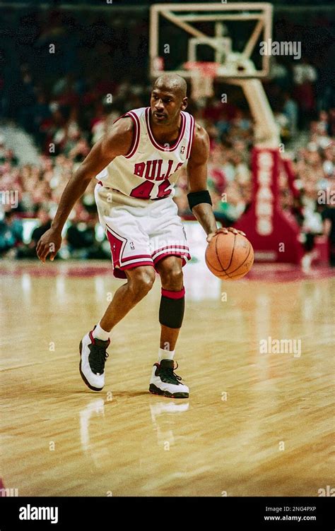 Basketball NBA Michael Jordan, Chicago Bulls in 1995 Stock Photo - Alamy