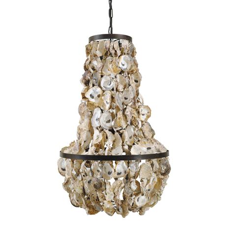 Oyster Shell Chandelier - Foter