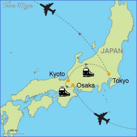 Map Of Kyoto Japan - ToursMaps.com