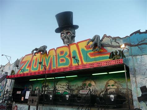 Zombie carnival dark ride, Malibu | Dark Ride Facades | Pinterest | Dark