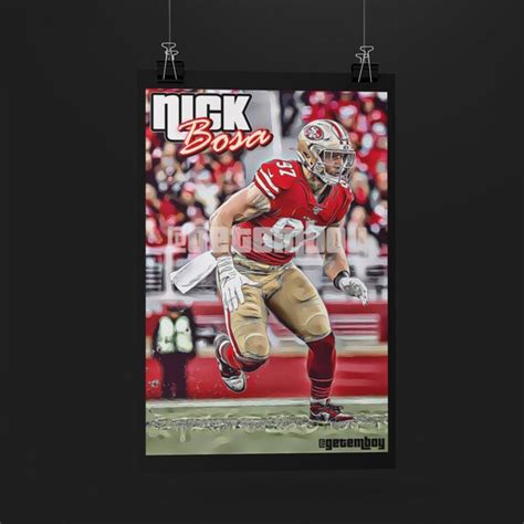 Nick Bosa Poster - Etsy