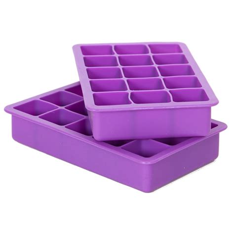 Elbee 613 Coolest 15-Cube Silicone Ice Tray - 2-Piece Mold Set - Make 30 Cubes! - Walmart.com ...