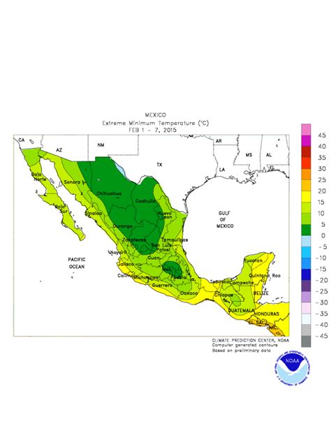 CPC - Monitoring and Data: Regional Climate Maps - Mexico