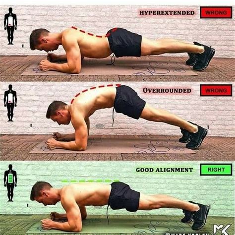 Perfect form and technique of Plank. #plank | Plank workout, Workout, Exercise