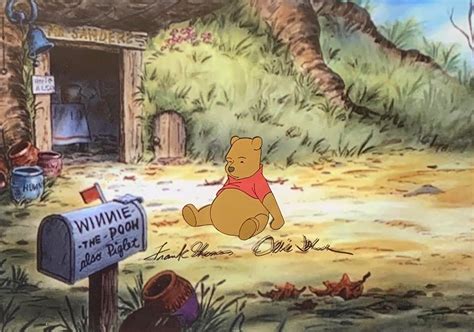 Animation Collection: Original Production Animation Cel of Winnie The Pooh from "Winnie The Pooh ...