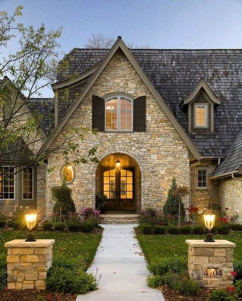 ~Stone & Brick Home~ image by Jodi | House exterior, Traditional ...