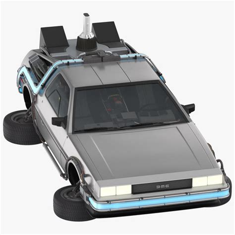 modelo 3d DeLorean Flying - TurboSquid 1339172