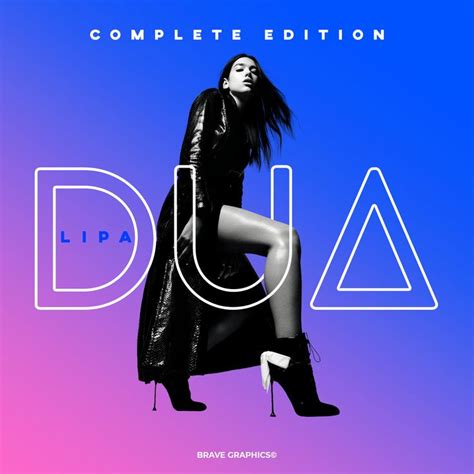 Dua Lipa | Discography | Album Covers | Brave Graphics © | Music album ...