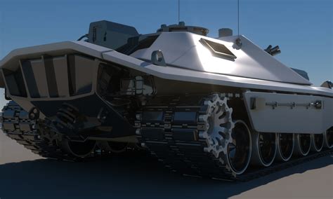 Sci-fi Tank Concept 3d Max