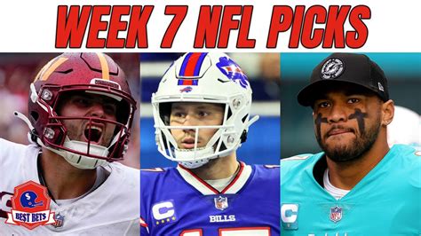 NFL Week 7 Picks, Predictions, and Best Bets - YouTube