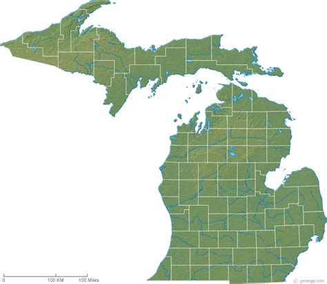 Map of Michigan